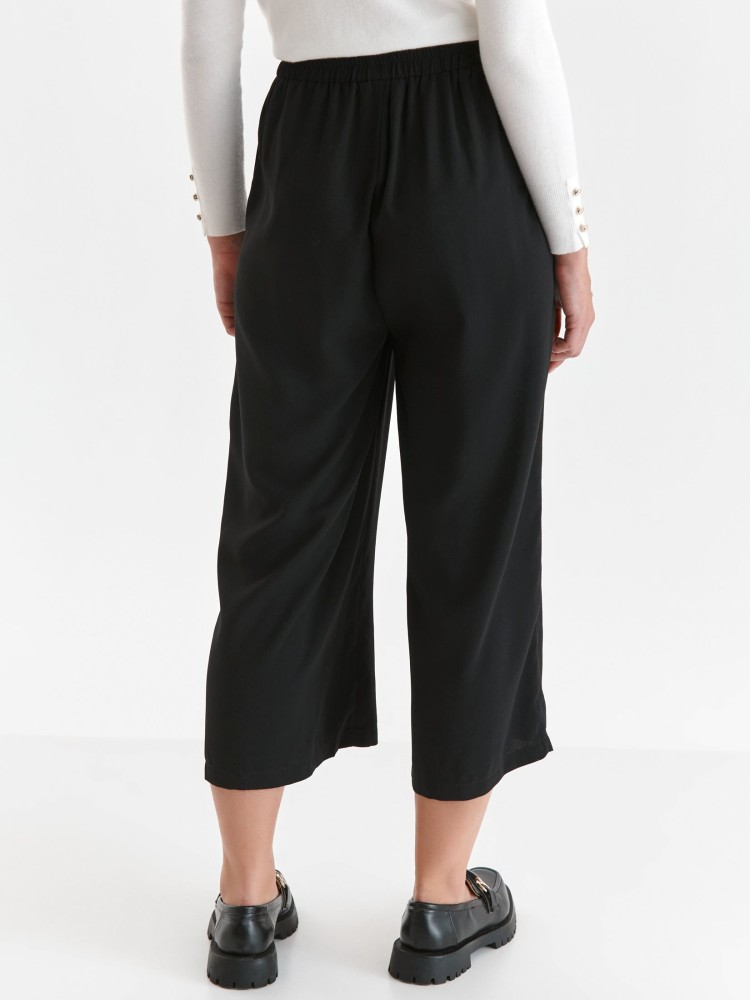 Spodnie 3/4 damskie z szerokimi nogawkami Spodnie 3/4 damskie z szerokimi nogawkami