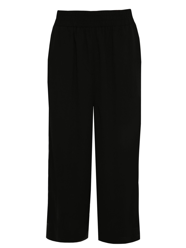 Spodnie 3/4 damskie z szerokimi nogawkami Spodnie 3/4 damskie z szerokimi nogawkami