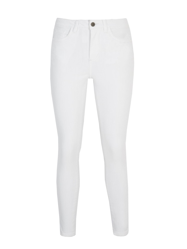 Białe spodnie jeansowe skinny