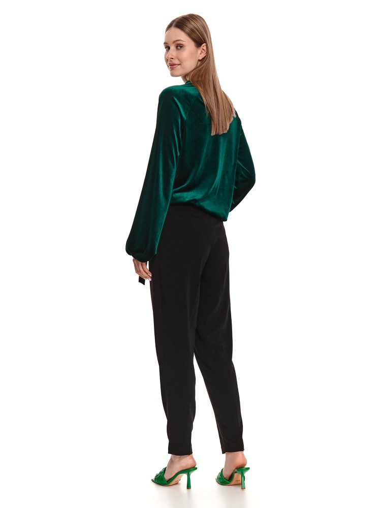 Eleganckie spodnie z lejącej tkaniny