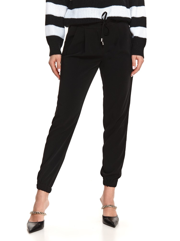 Eleganckie spodnie z lejącej tkaniny