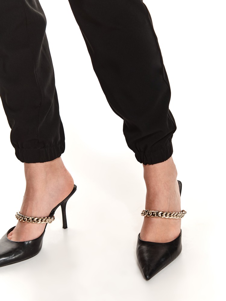 Eleganckie spodnie z lejącej tkaniny