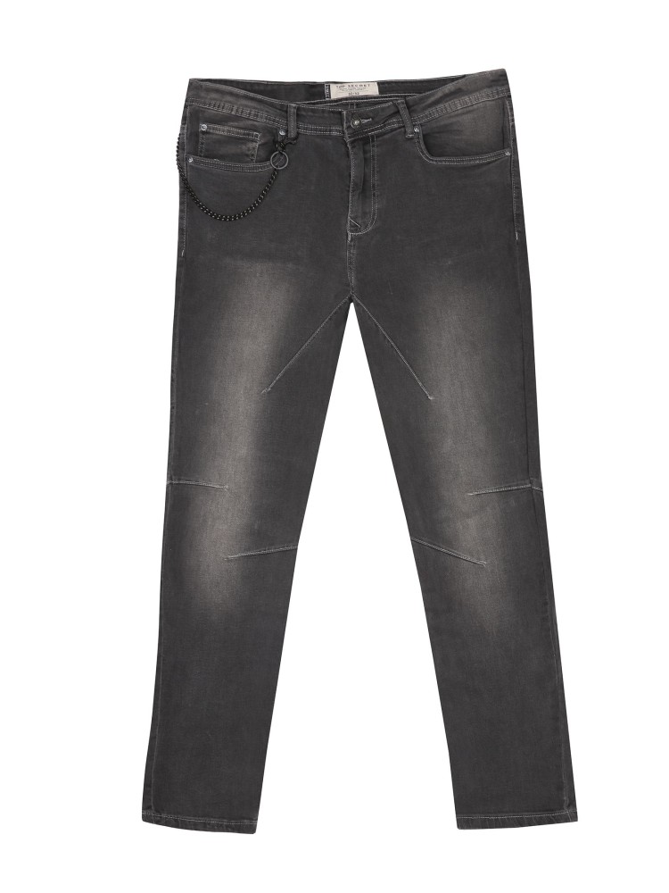 Spodnie denim o kroju baggy