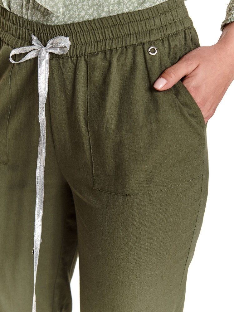 Spodnie damskie joggery z wiązaniem