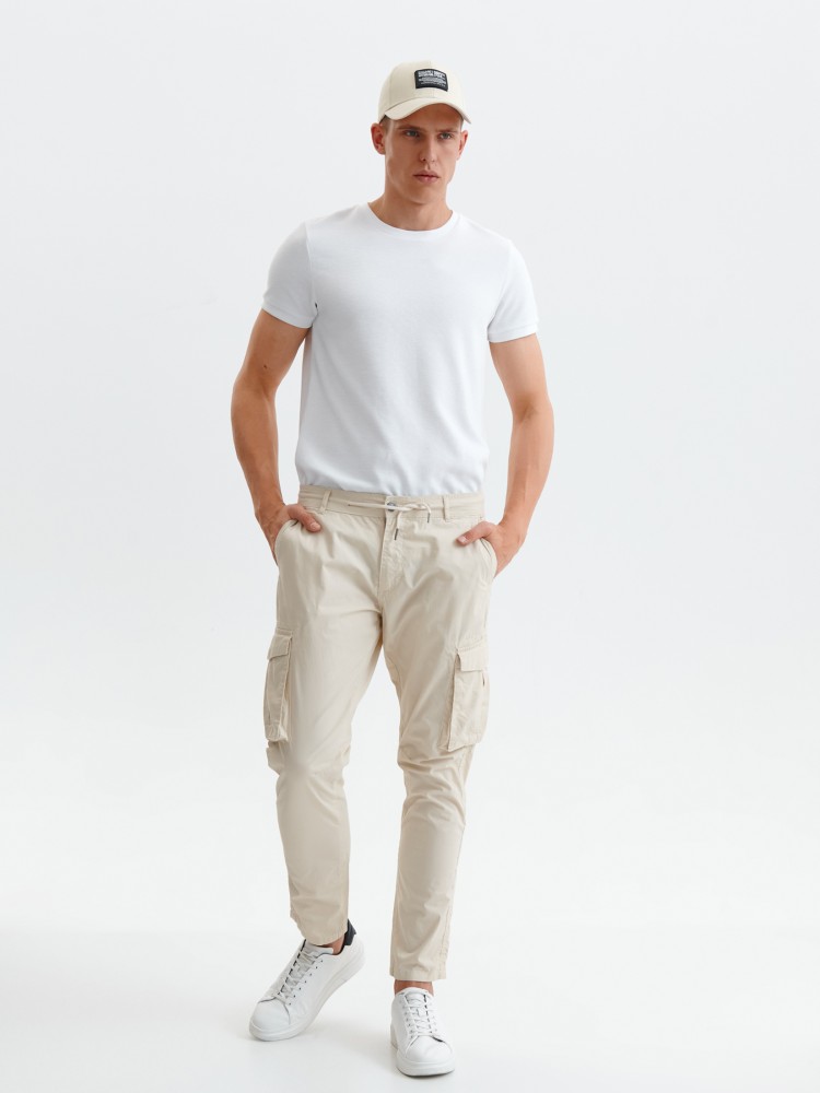 Spodnie cargo z lekkiej tkaniny