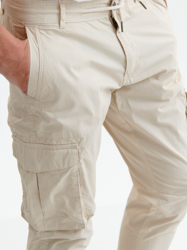Spodnie cargo z lekkiej tkaniny