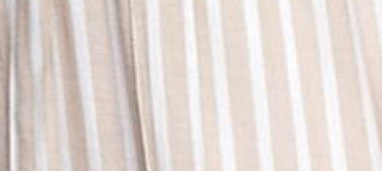 Spodnie paperbag w paski, z wiązaniem w talii