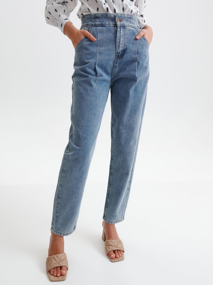 Luźne damskie jeansy