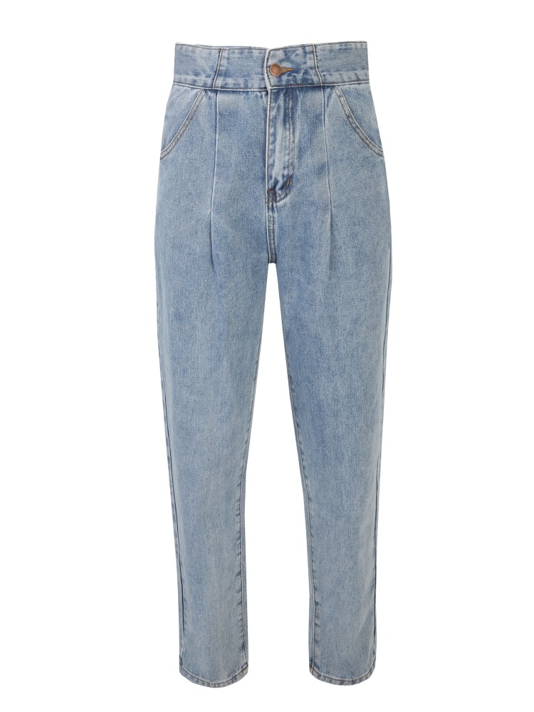 Luźne damskie jeansy