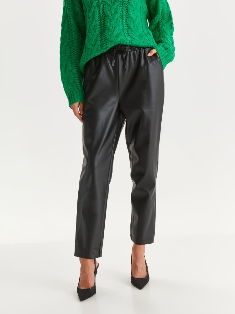 Spodnie z imitacji skóry