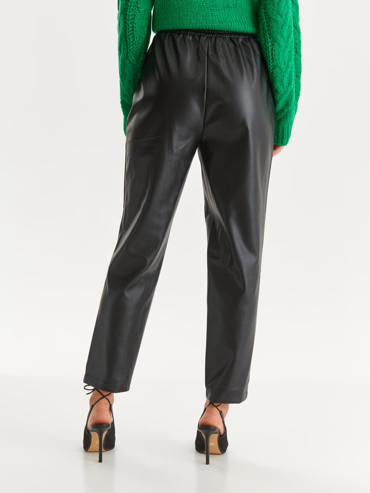 Spodnie z imitacji skóry