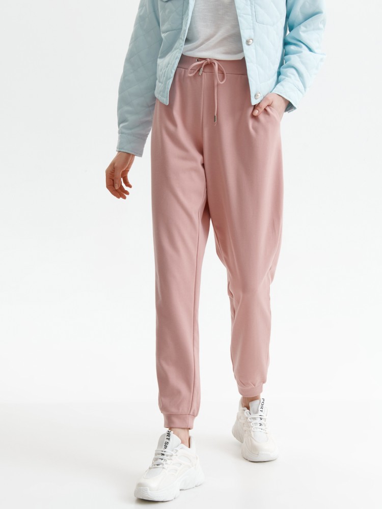 Dzianinowe spodnie typu jogger