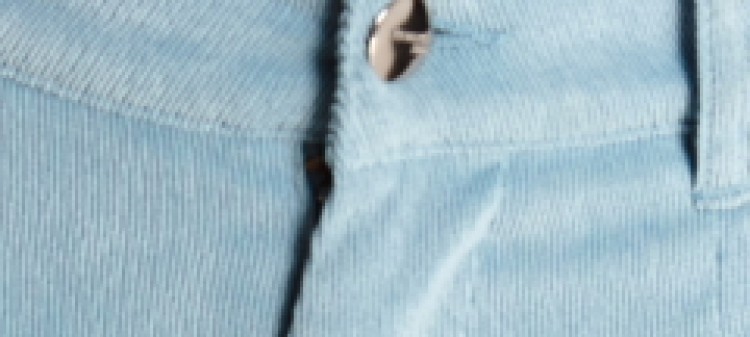 Spodnie sztruksowe z zakładkami