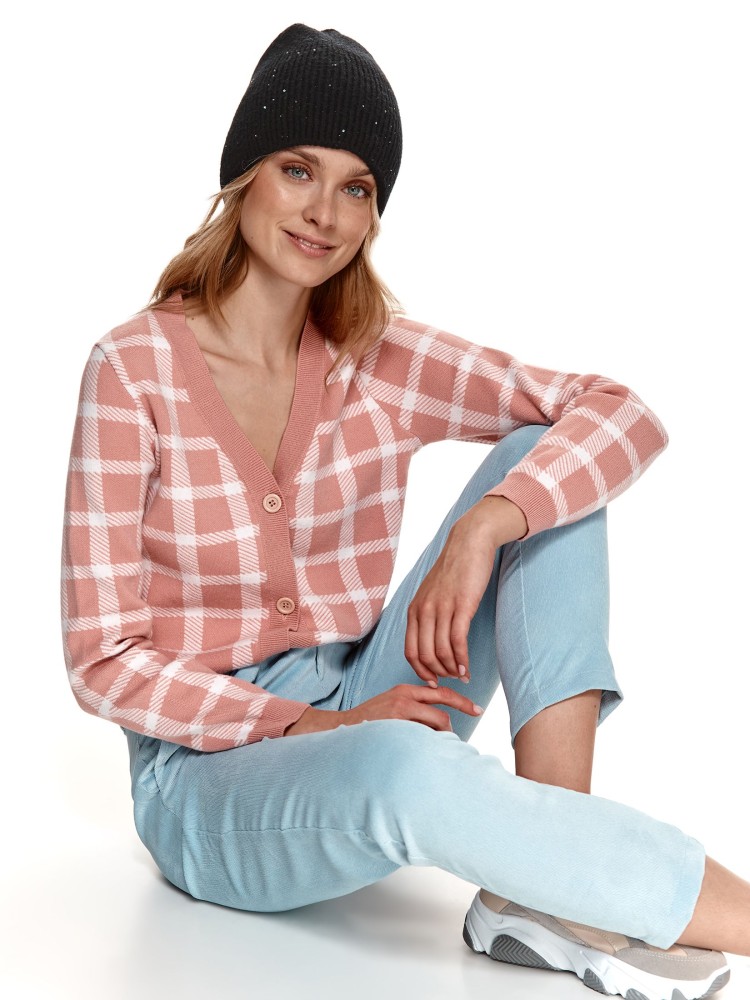 Spodnie sztruksowe z zakładkami