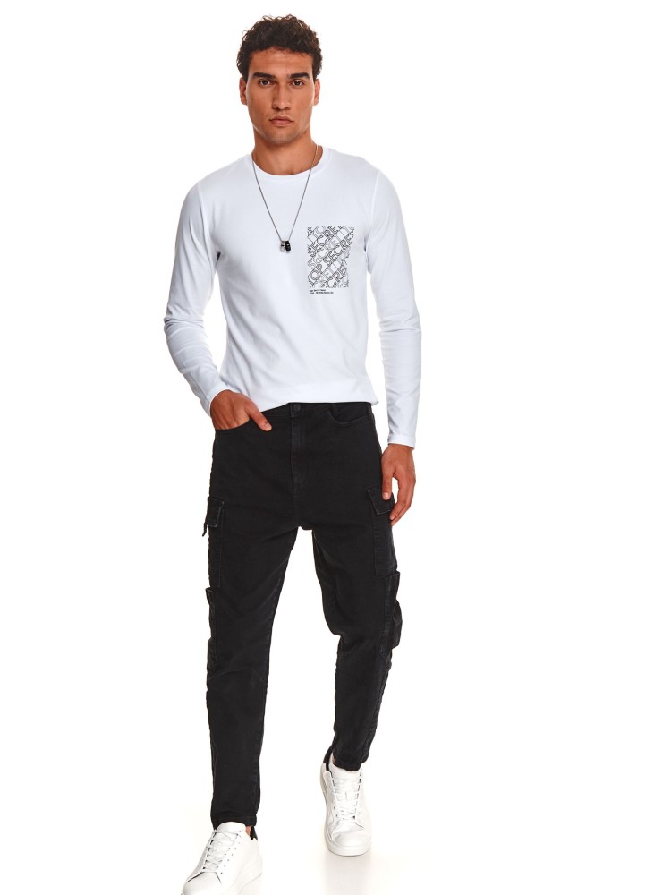 Spodnie denimowe cargo