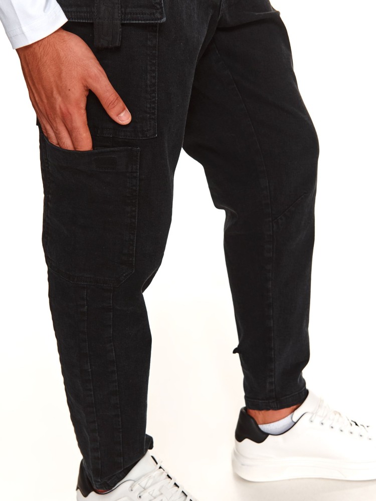 Spodnie denimowe cargo