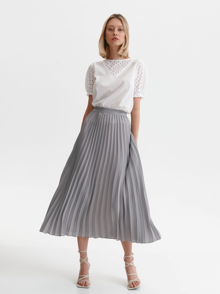 Długa plisowana spódnica 