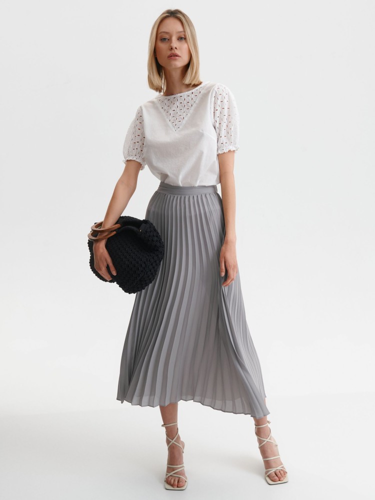 Długa plisowana spódnica 