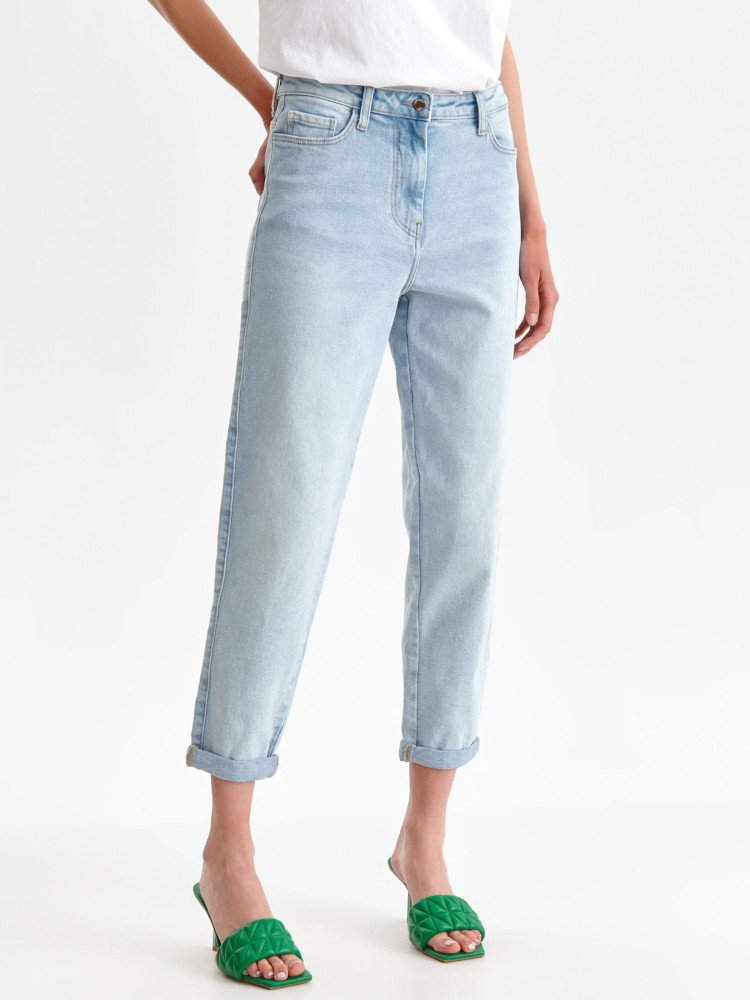 Spodnie jeansowe damskie typu boyfriend