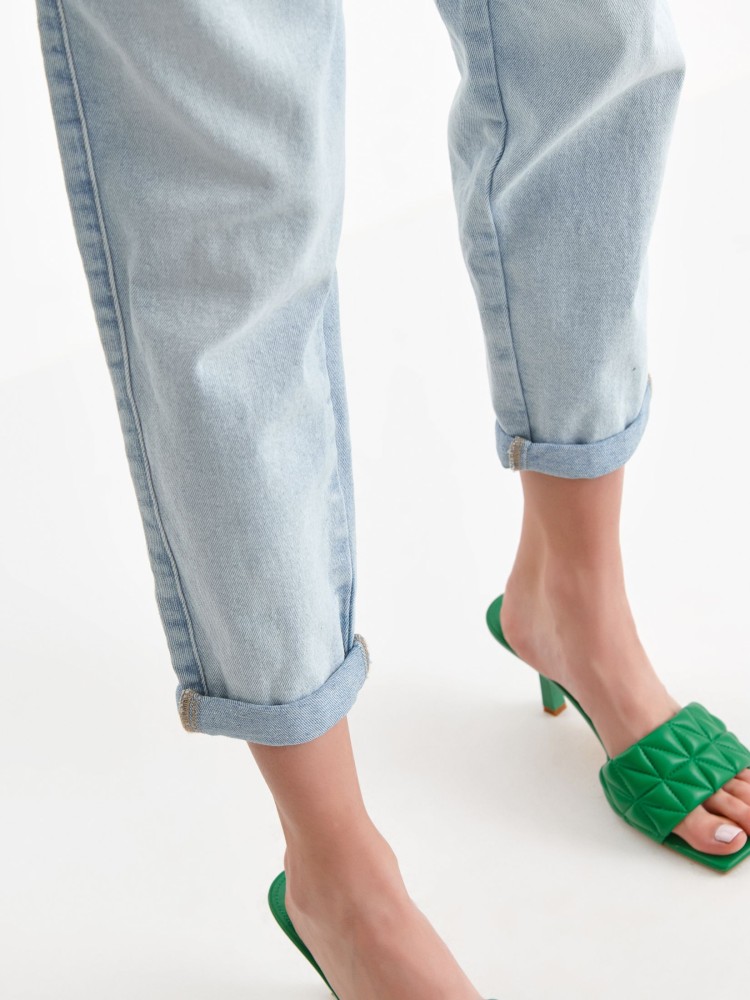 Spodnie jeansowe damskie typu boyfriend