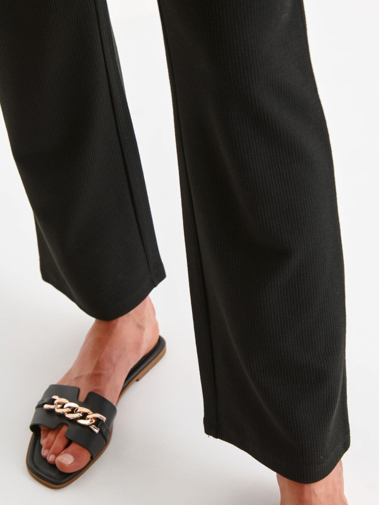 Spodnie długie damskie z rozszerzanymi nogawkami