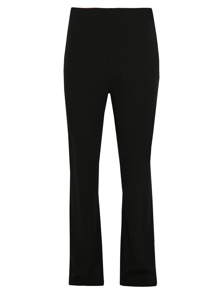 Spodnie długie damskie z rozszerzanymi nogawkami