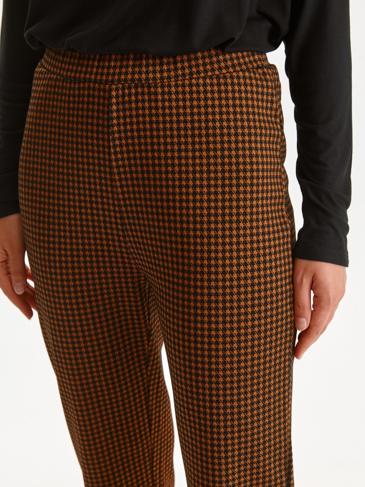 Spodnie damskie w kratkę Spodnie damskie w kratkę