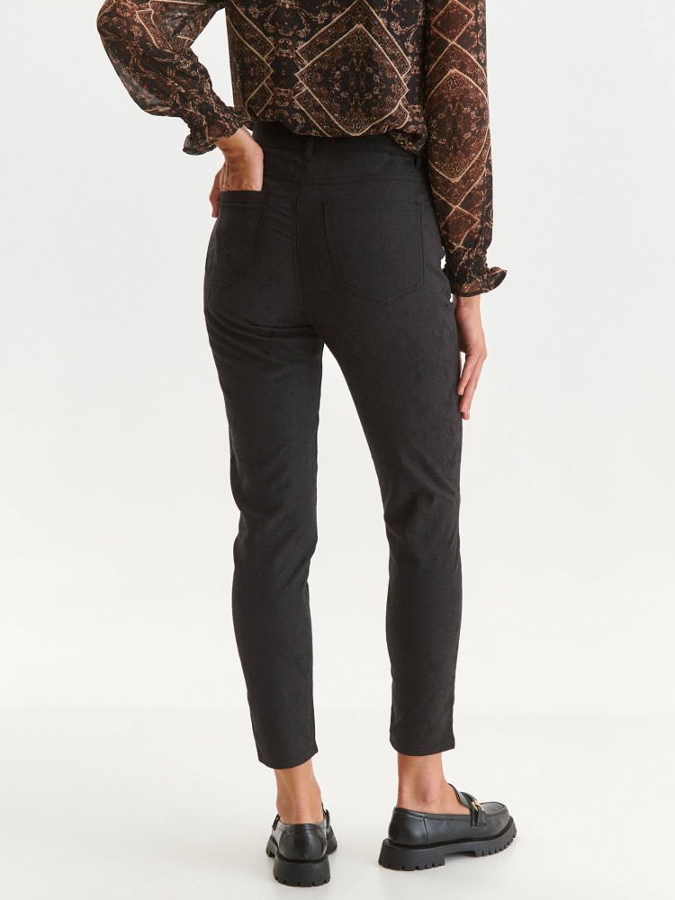 Spodnie długie damskie z elastanem i wąskimi nogawkami Spodnie długie damskie z elastanem i wąskimi nogawkami