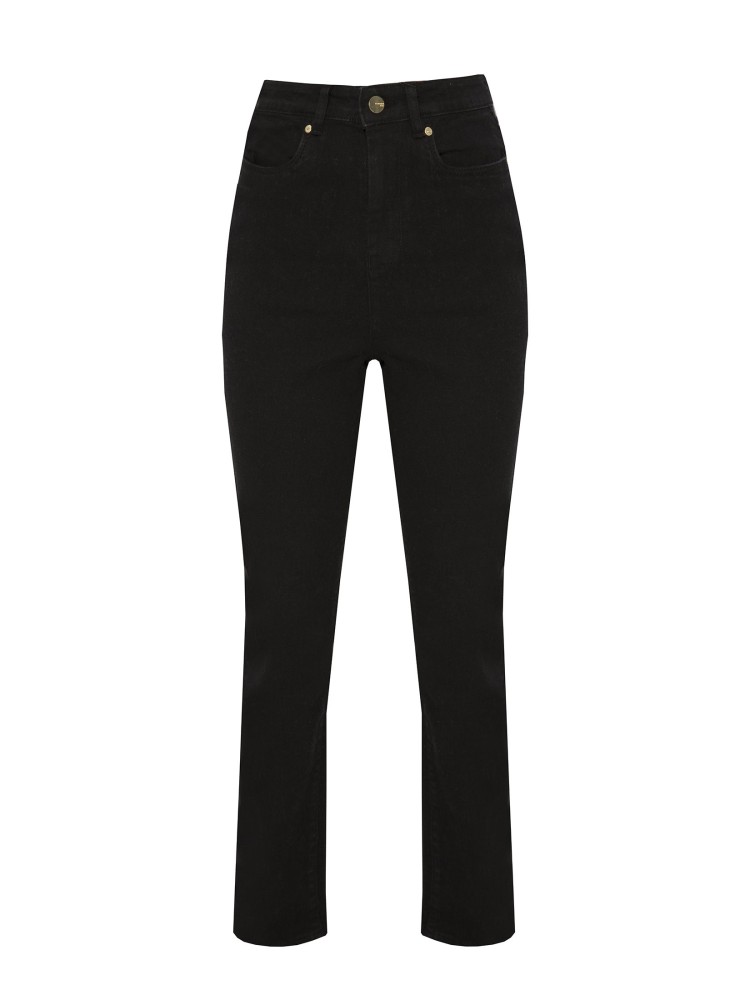 Spodnie jeansowe damskie o prostym kroju