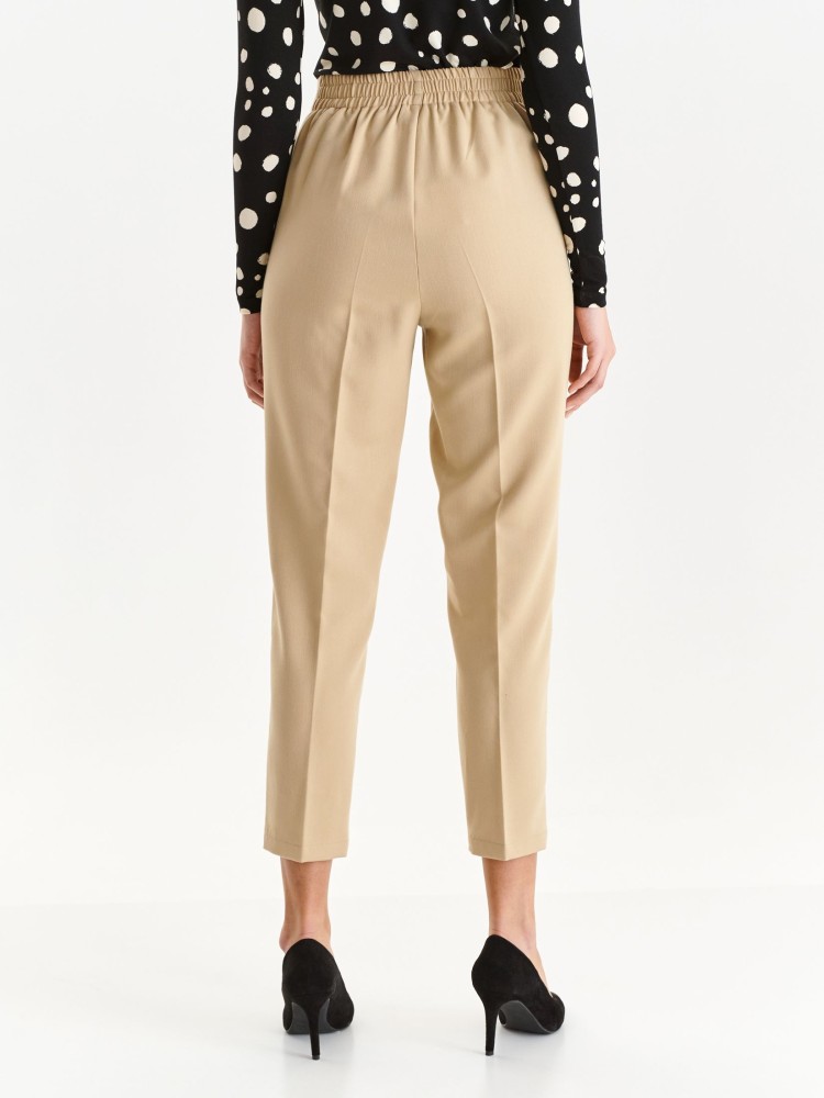 Tkaninowe spodnie z gumą w pasie Tkaninowe spodnie z gumą w pasie