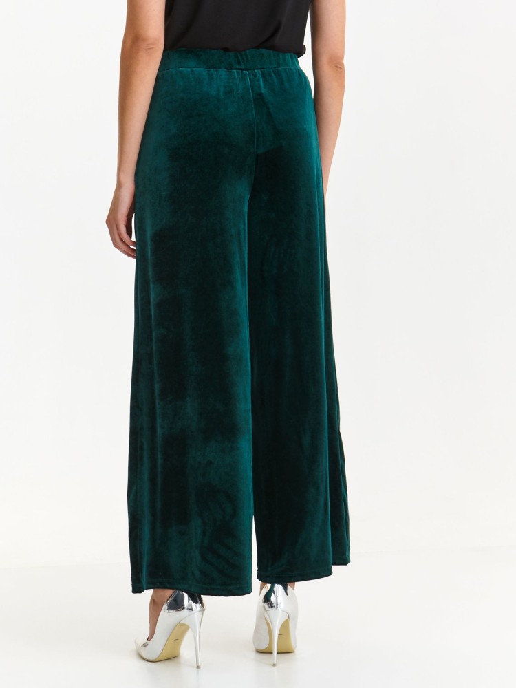 Szerokie welurowe spodnie Szerokie welurowe spodnie
