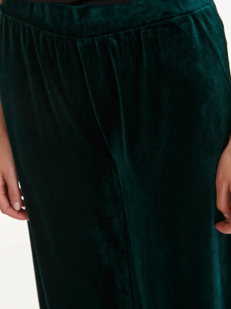 Szerokie welurowe spodnie Szerokie welurowe spodnie