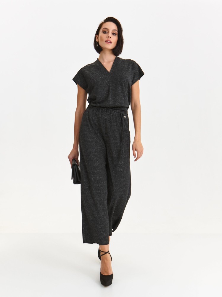 Błyszczące szerokie spodnie Błyszczące szerokie spodnie