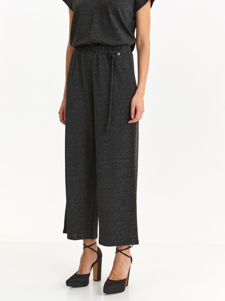 Błyszczące szerokie spodnie Błyszczące szerokie spodnie