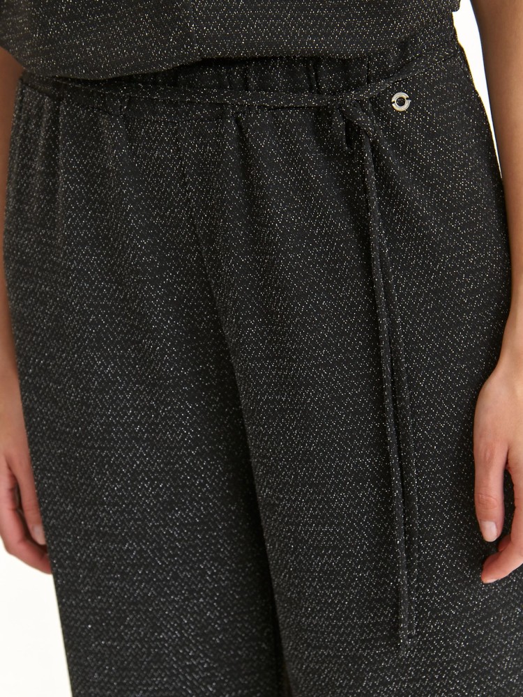 Błyszczące szerokie spodnie Błyszczące szerokie spodnie