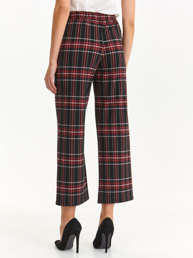 Długie spodnie w kratr Długie spodnie w kratr