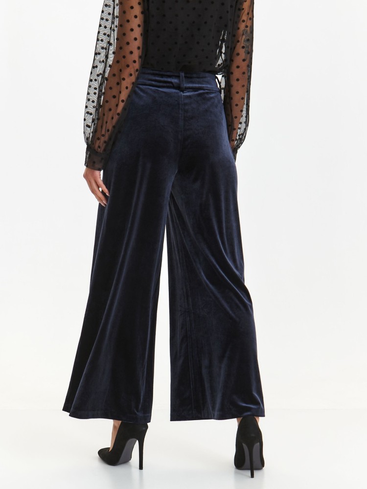 Tkaninowe długie spodnie z zakładkami Tkaninowe długie spodnie z zakładkami