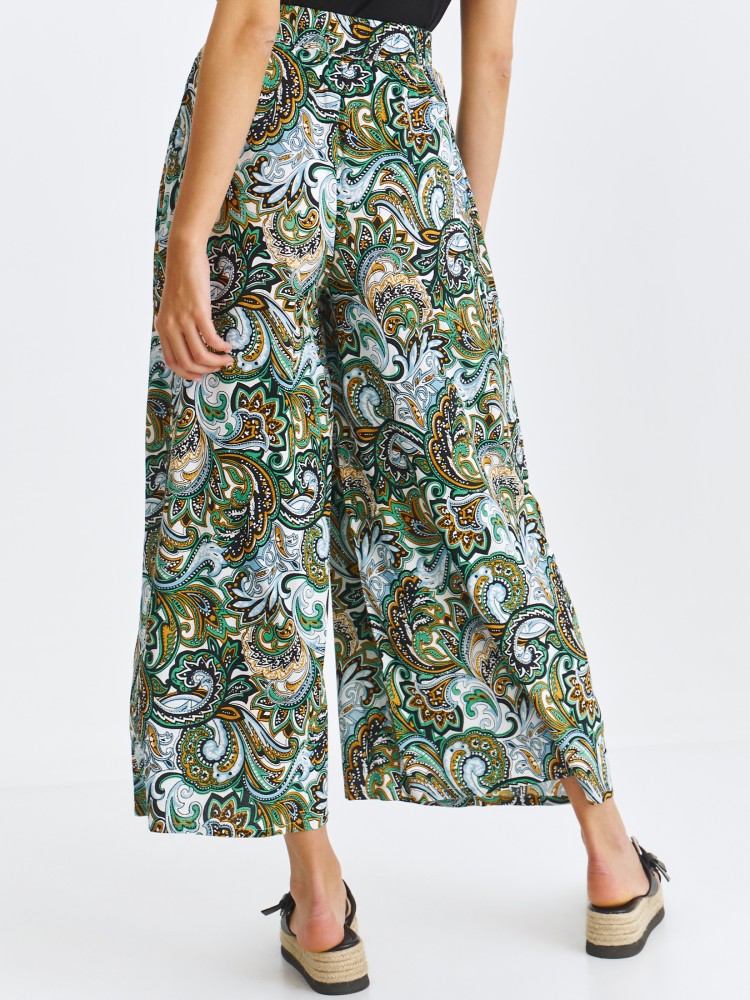 Wzorzyste spodnie damskie