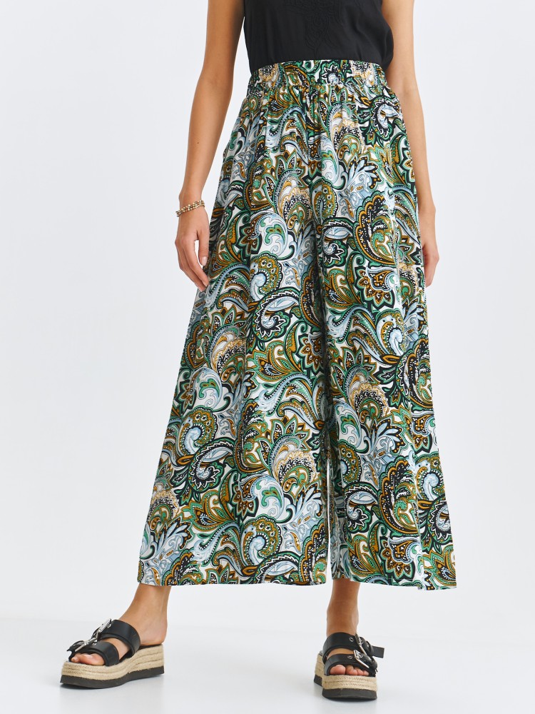 Wzorzyste spodnie damskie