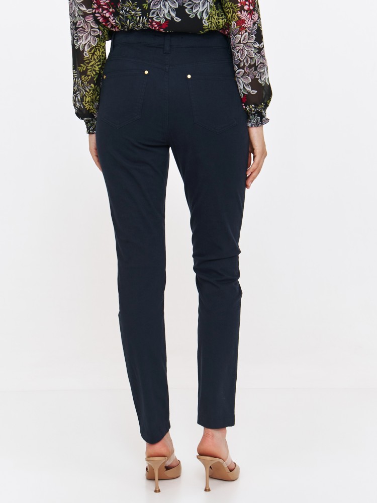 Granatowe rurki damskie