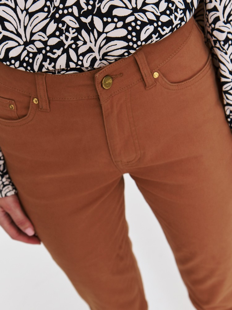 Musztardowe rurki damskie Musztardowe rurki damskie