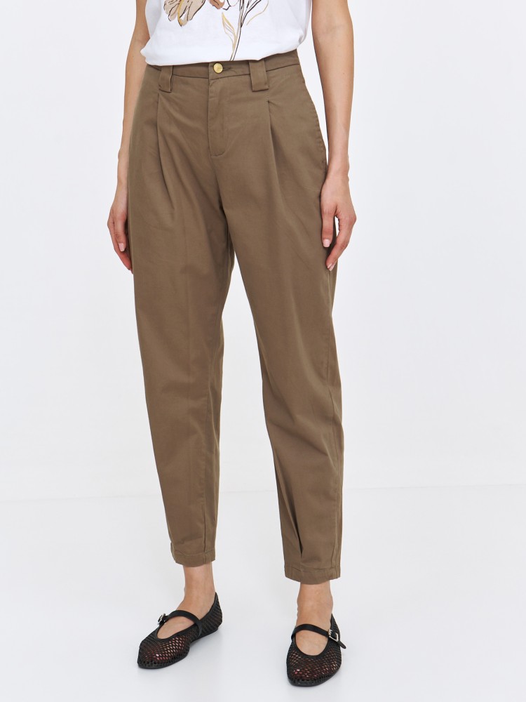 Cygaretki damskie w kolorze khaki