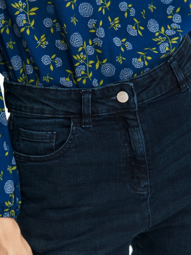 Granatowe jeansowe rurki damskie Granatowe jeansowe rurki damskie