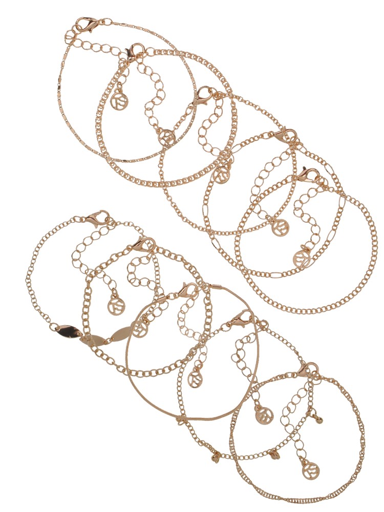 Bransoletki damskie komplet