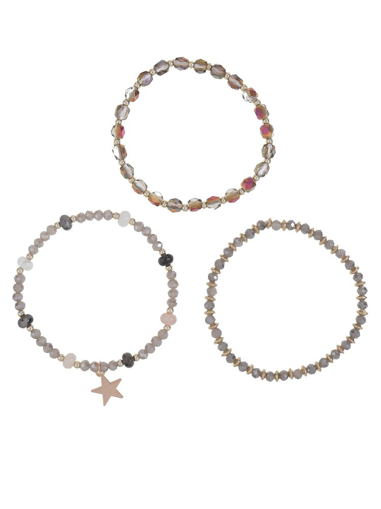 Bransoletki damskie komplet