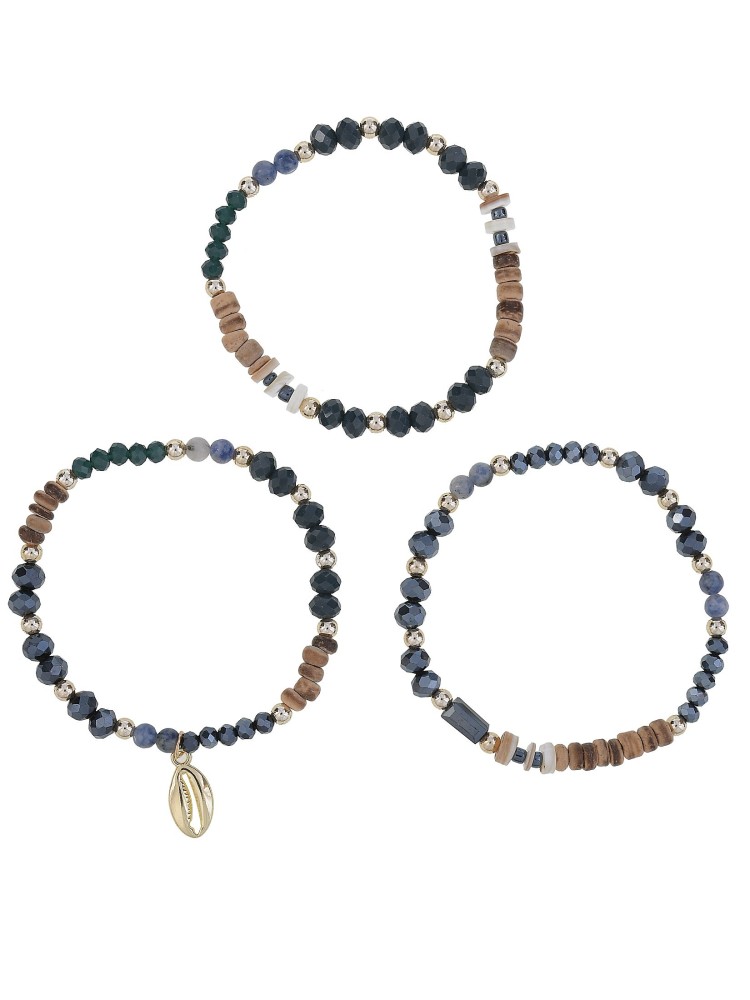 Bransoletki damskie komplet