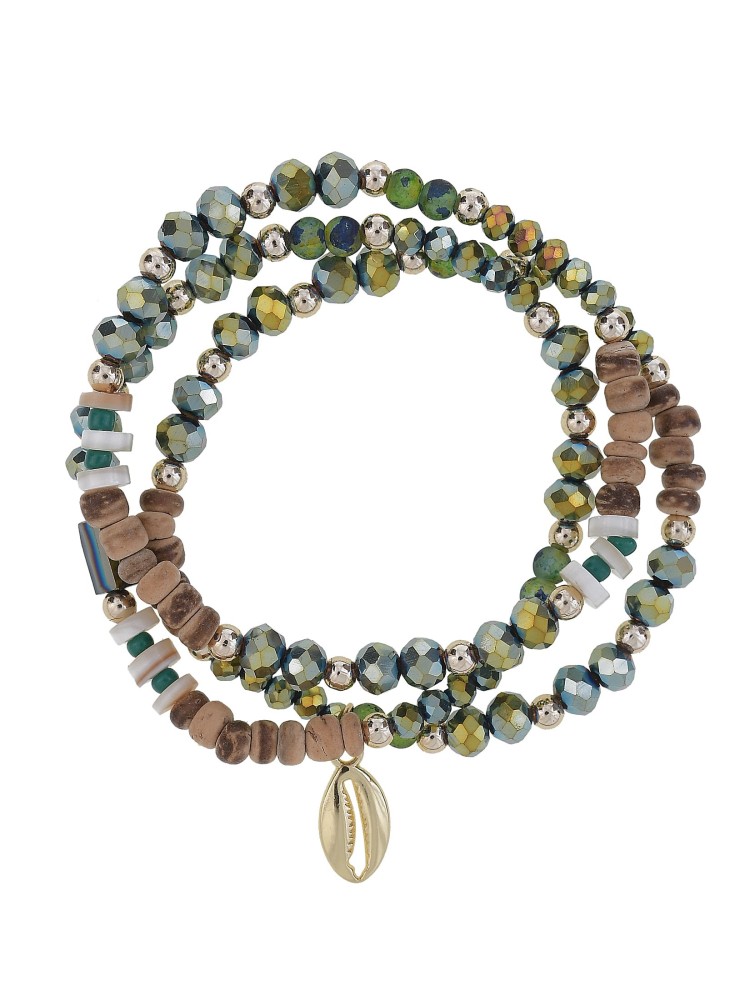 Bransoletki damskie komplet