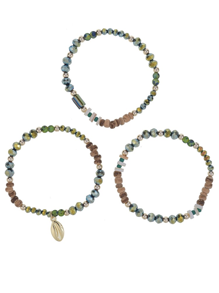 Bransoletki damskie komplet