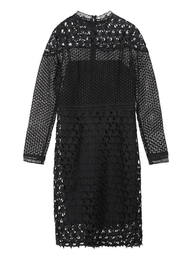 Koronkowa sukienka w gwiazdki