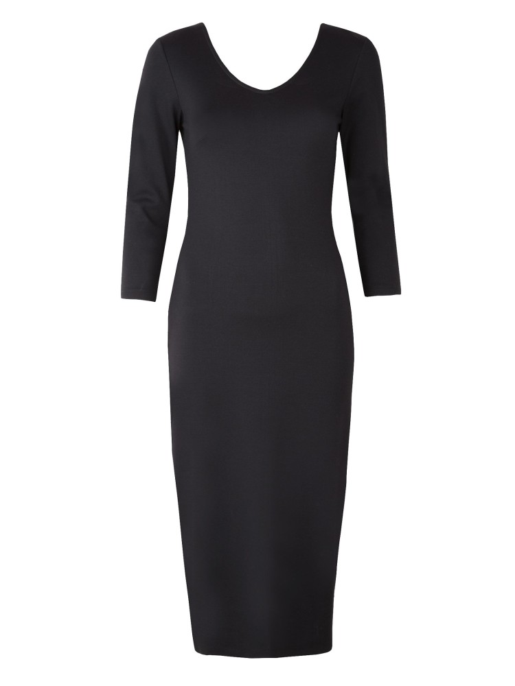 Dopasowana sukienka z zamkiem